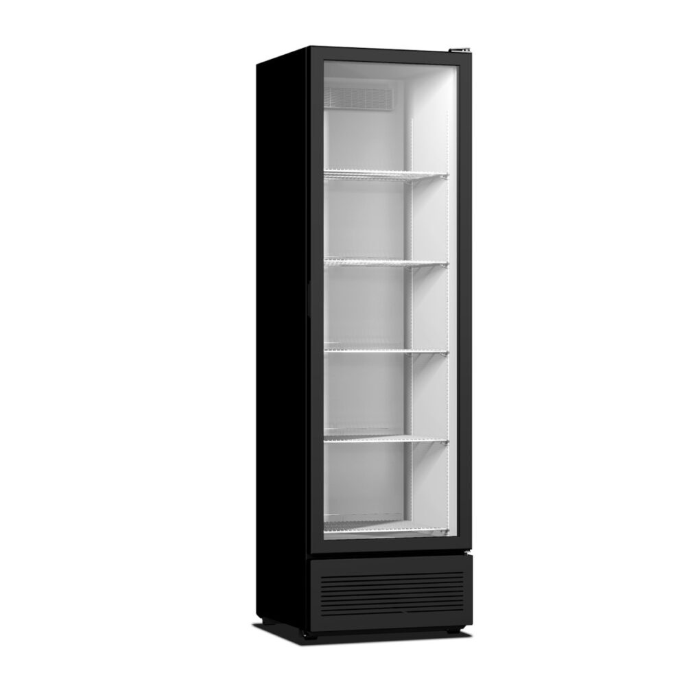 Crystal SA Amazon Economy Ψυγείο Αναψυκτικών 435lt Μονόπορτο Υ201.8xΠ59.5xΒ59.5cm Black