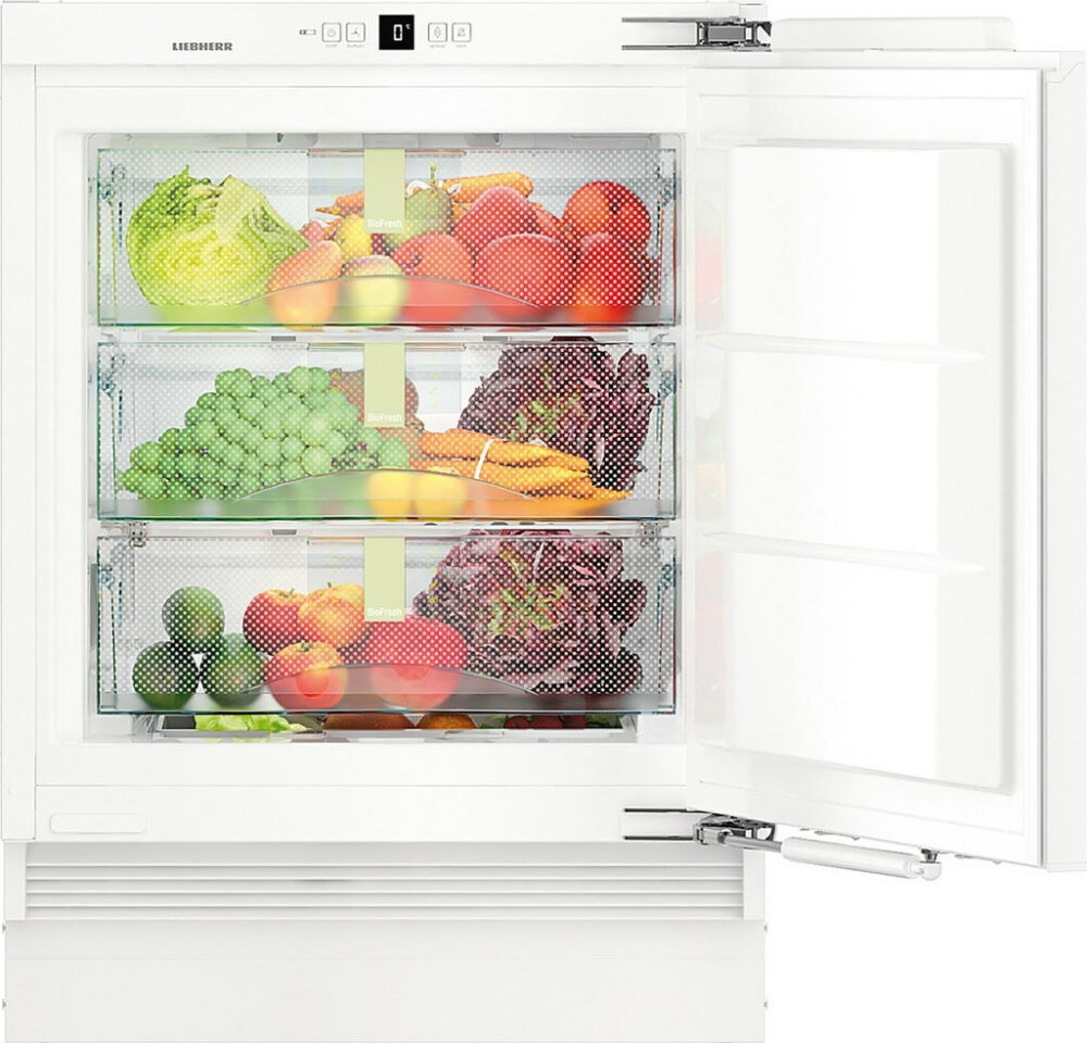 Liebherr SUIB 1550 Premium BioFresh Εντοιχιζόμενο Μονόπορτο Ψυγείο 80lt Υ88xΠ60xΒ55εκ. Λευκό