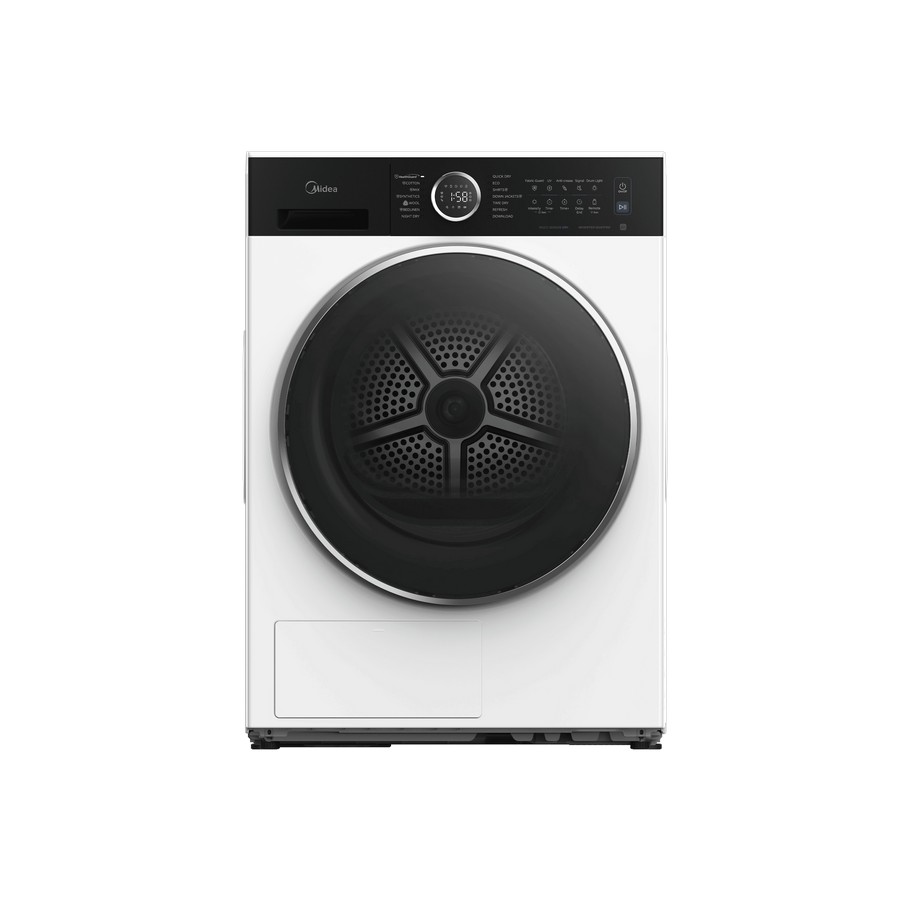 Midea MD205H90BW/W-GR Στεγνωτήριο Ρούχων 9kg